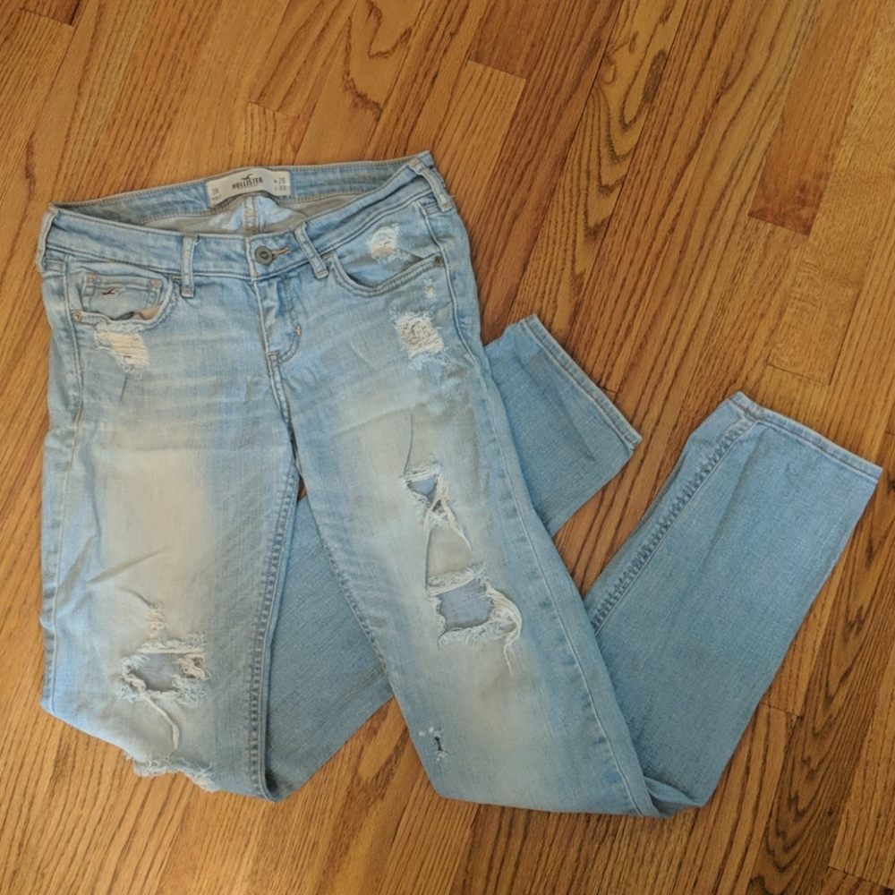 Distressed Hollister Jeans